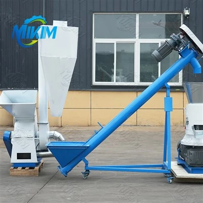 Linha de máquina de pellets de madeira de biomassa completa