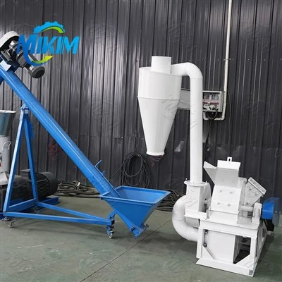 Linha de máquinas de fabricação de pellets de biomassa inteira